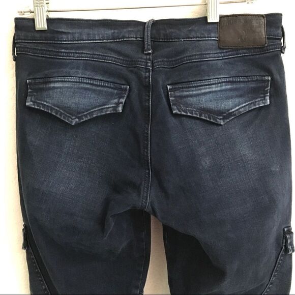 True Religion Halle midrise super skinny jeans 27 - Picture 4 of 9